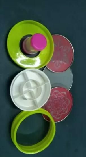 Magic Rangoli Making Kit – Includes 1 Rangoli Filler, 3 Jali Designs & Magic Tool (4-inch) for Easy Festive Decoration