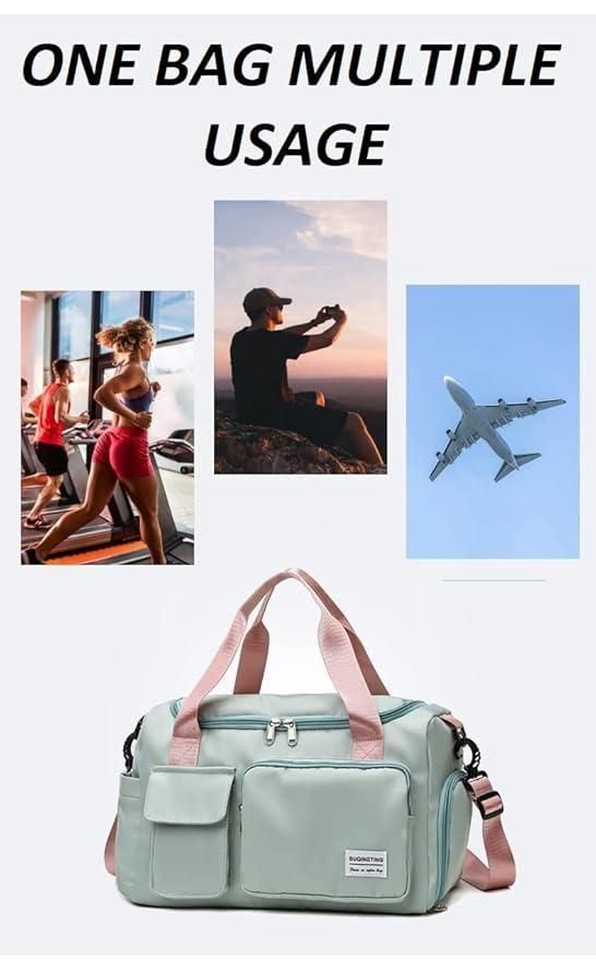 Premium Duffle Bag with Shoe Compartment – Lightweight Travel & Gym Bag