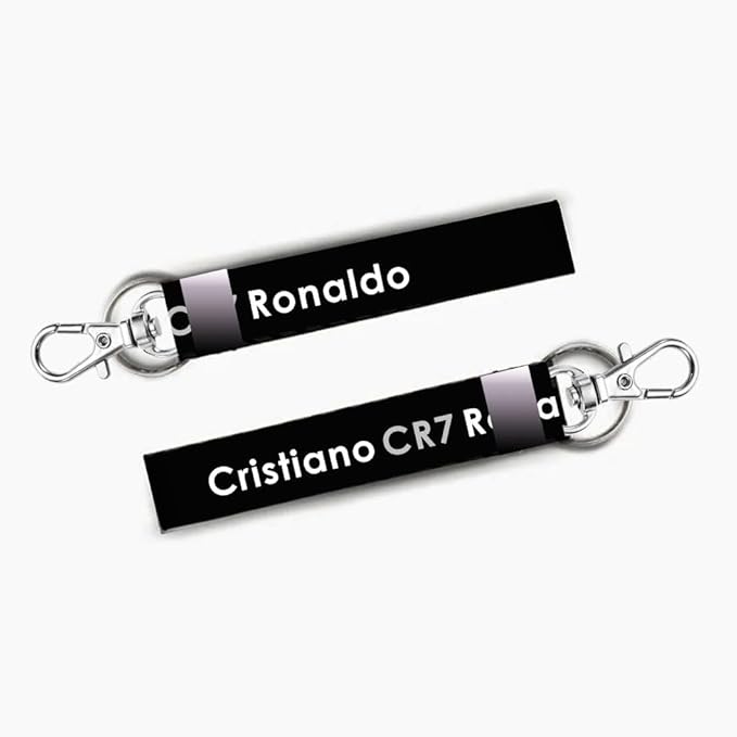 Ronaldo 2 Bike Rider Printed Lanyard Keychain – 7 Inch Tag Holder for Bikes & Cars (Unisex) (Copy) (Copy)