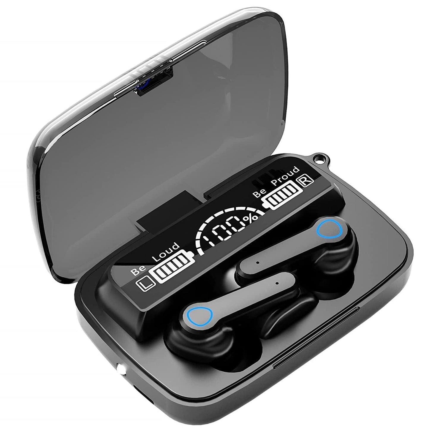 M19 Bluetooth 5.1 TWS Wireless Earbuds with Charging Case – Premium Sound & Stable Connection
