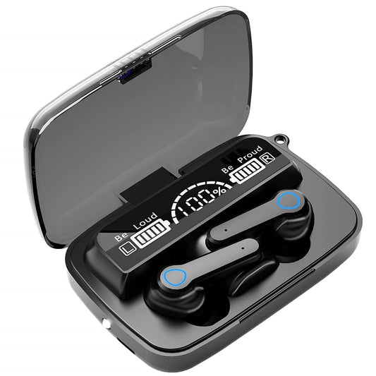 M19 Bluetooth 5.1 TWS Wireless Earbuds with Charging Case – Premium Sound & Stable Connection