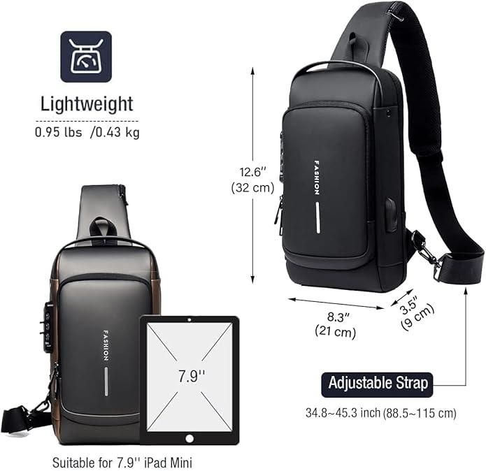 Premium Leather Sling Bag for Men & Women – Stylish & Durable Crossbody Bag