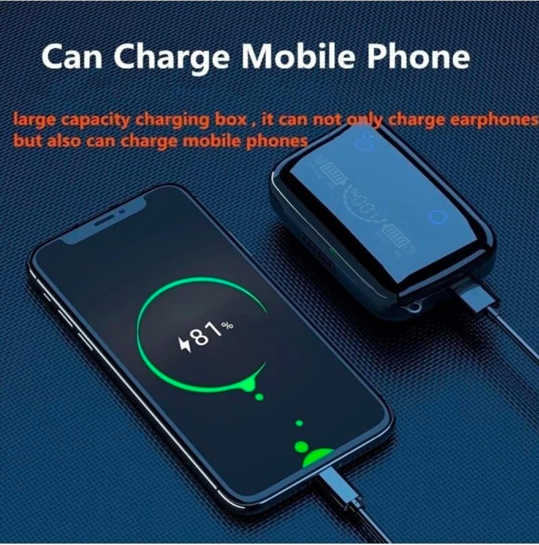 M19 Bluetooth 5.1 TWS Wireless Earbuds with Charging Case – Premium Sound & Stable Connection