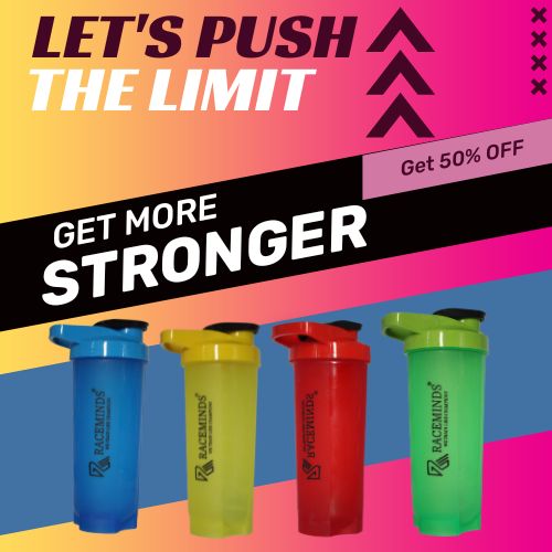 Best Green 700ml Gym Shaker Bottle: Leakproof Protein Shake Mixer, BPA-Free