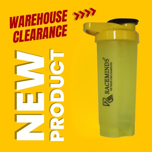 Best Yellow 700ml Gym Shaker Bottle: Leakproof Protein Shake Mixer, BPA-Free