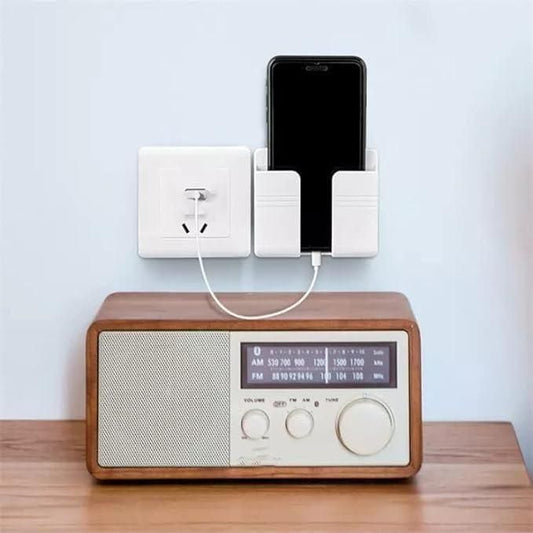 No-Drill Wall Phone Holder | Strong Adhesive | Perfect for Charging & Storage