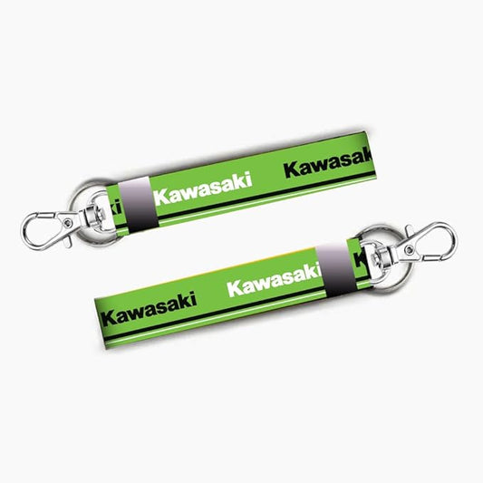 Kawasaki Bike Rider Printed Lanyard Keychain – 7 Inch Tag Holder for Bikes & Cars (Unisex)